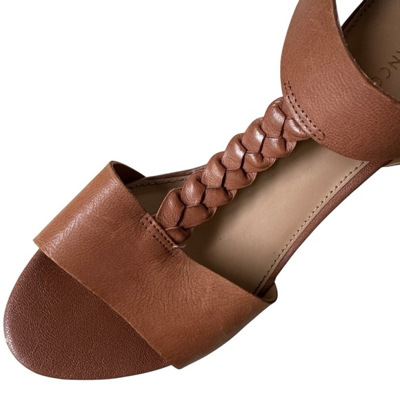 Franco Sarto Serenity2 Cork Wedge Tan Sandals, Almond, 9 - Picture 6 of 10